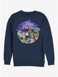 Disney Alice In Wonderland Tea Time Filled Sweatshirt, NAVY, hi-res