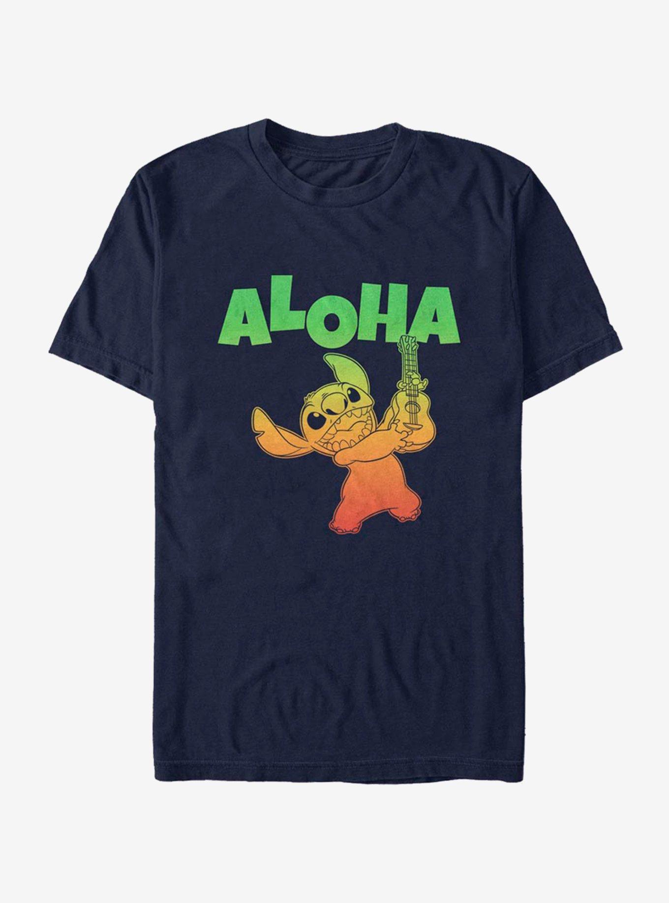 Disney Lilo And Stitch Aloha T-Shirt, , hi-res