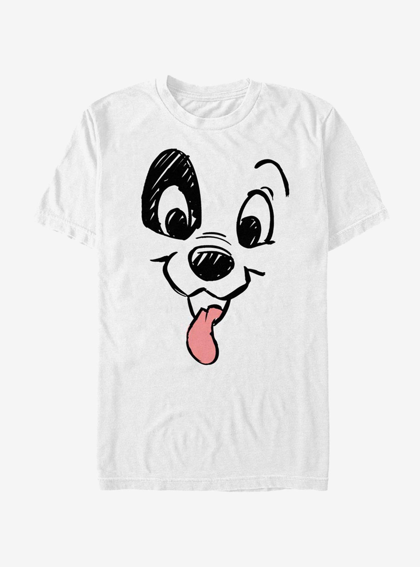 Disney 101 Dalmatians Dalmatian Big Face T-Shirt, WHITE, hi-res