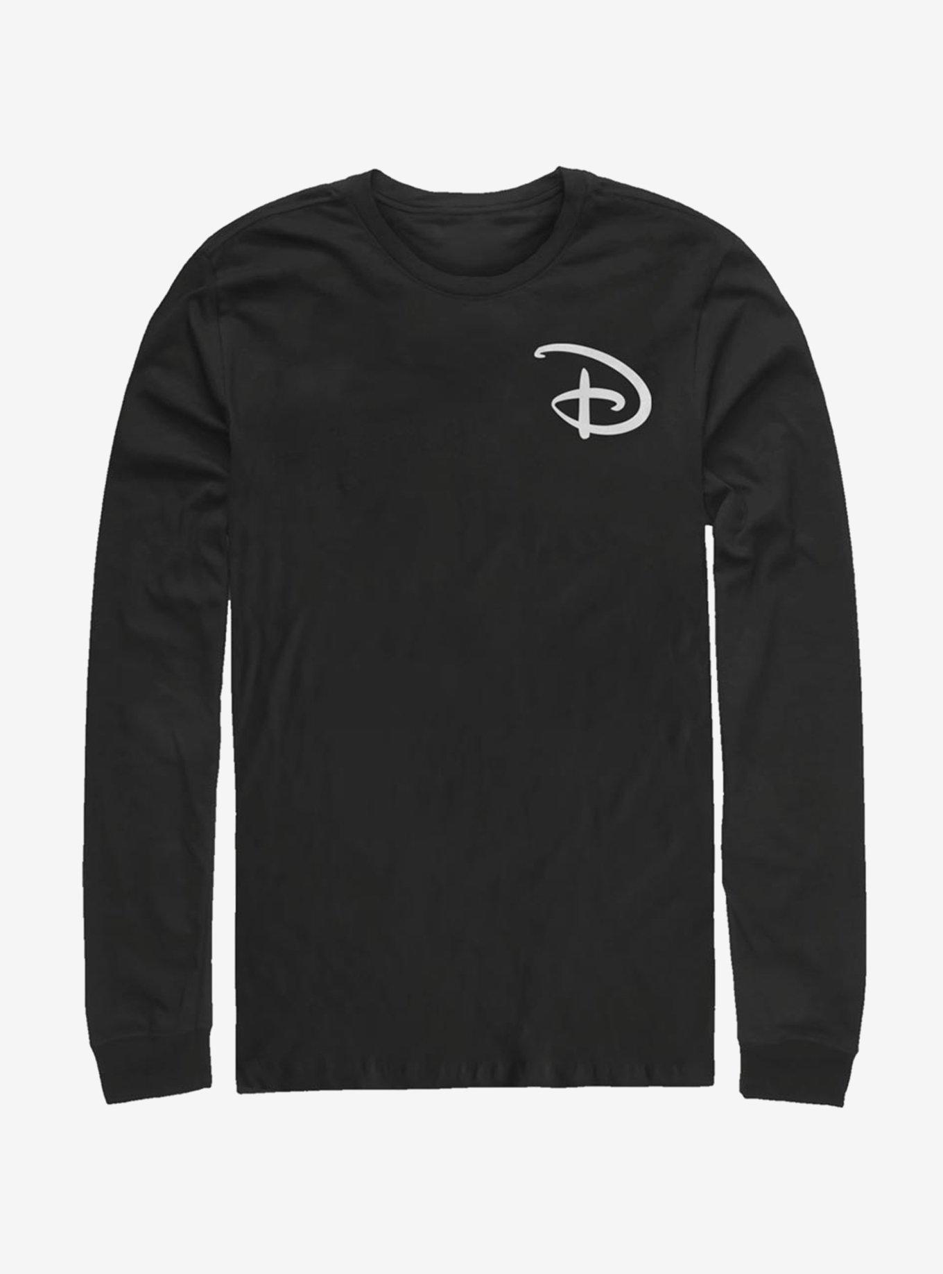 Disney D Faux Pucket Long-Sleeve T-Shirt, BLACK, hi-res