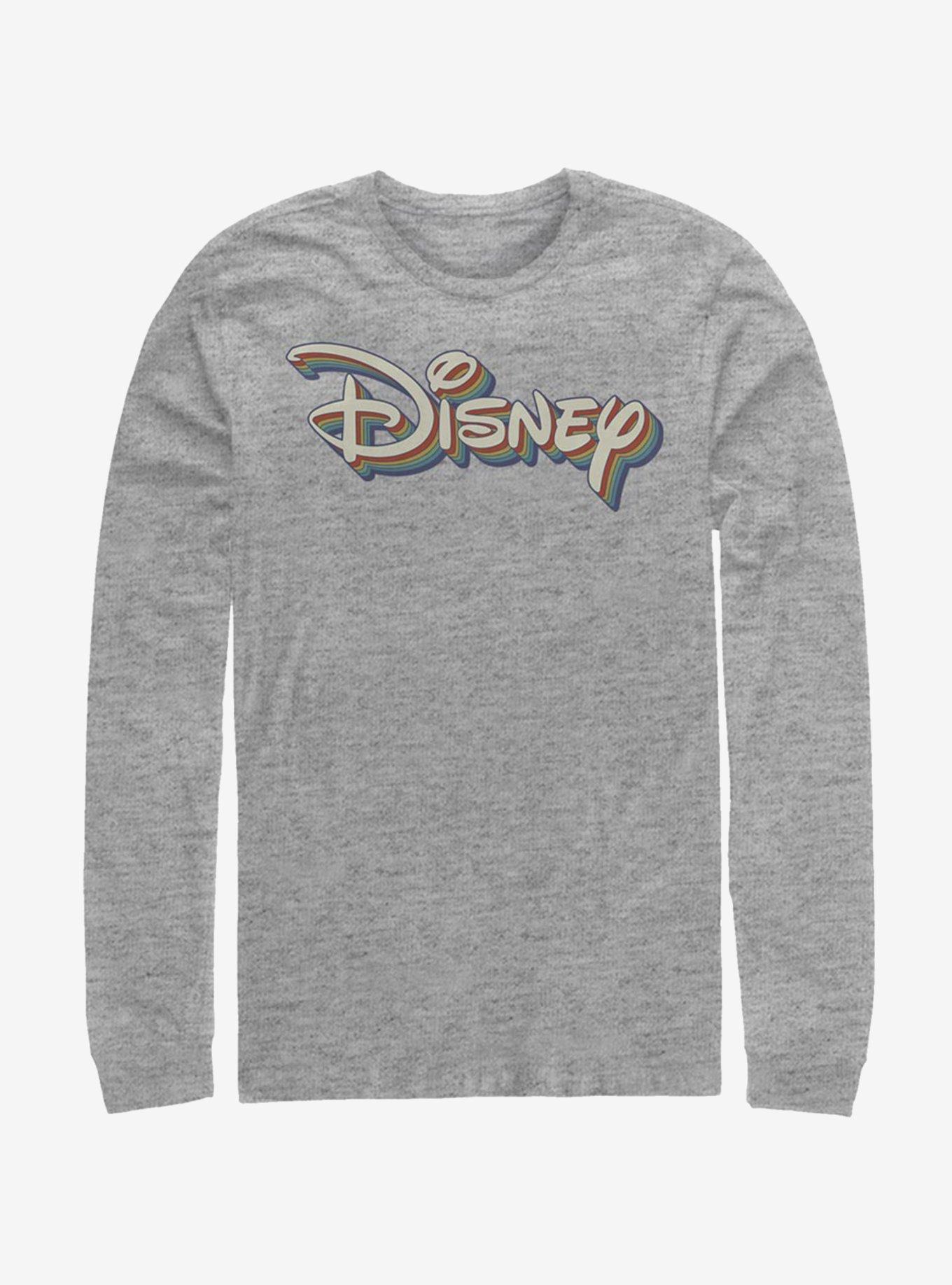 Disney Retro Rainbow Long-Sleeve T-Shirt, , hi-res