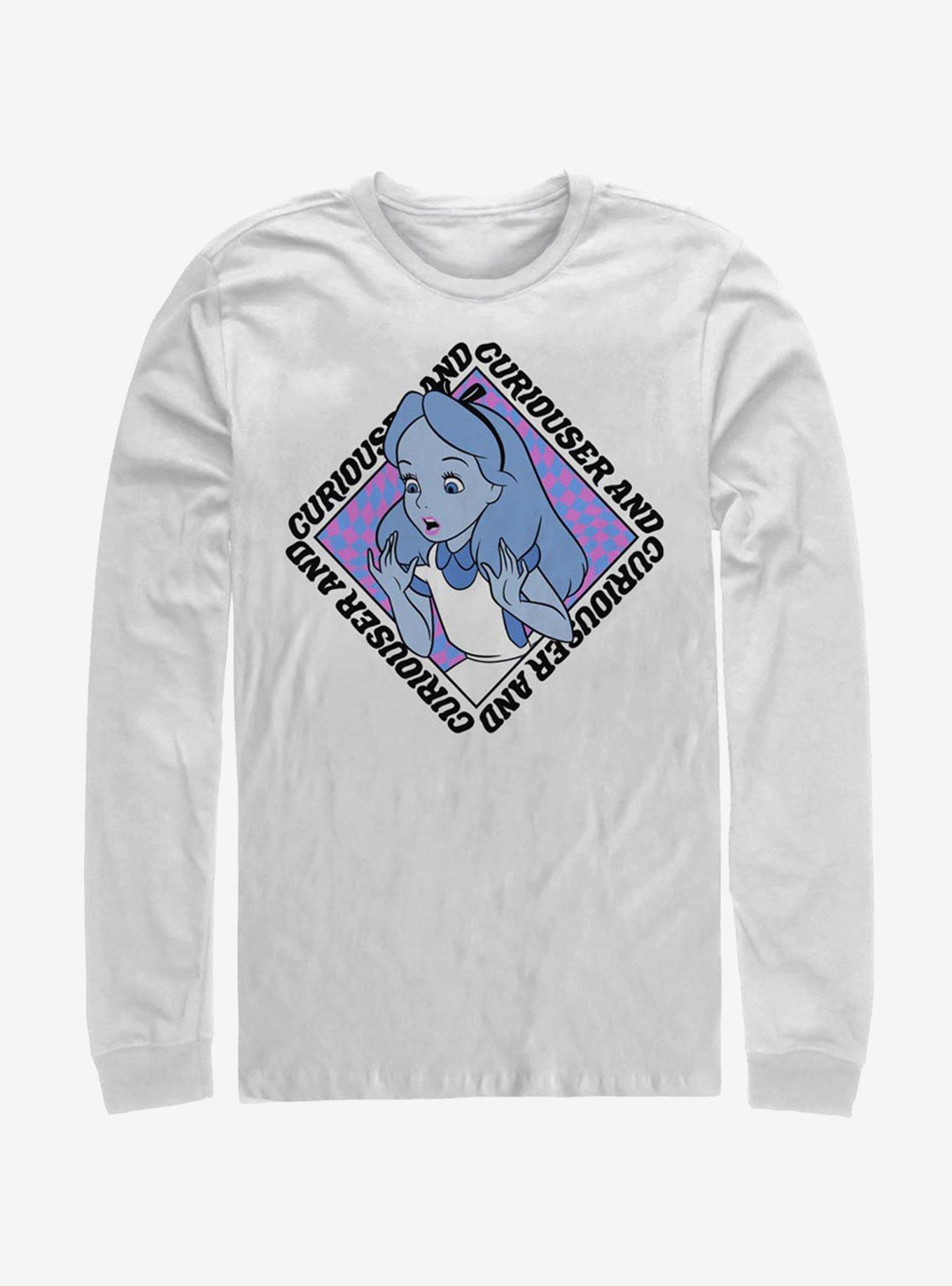 Disney Alice In Wonderland Alice Face Long-Sleeve T-Shirt, , hi-res