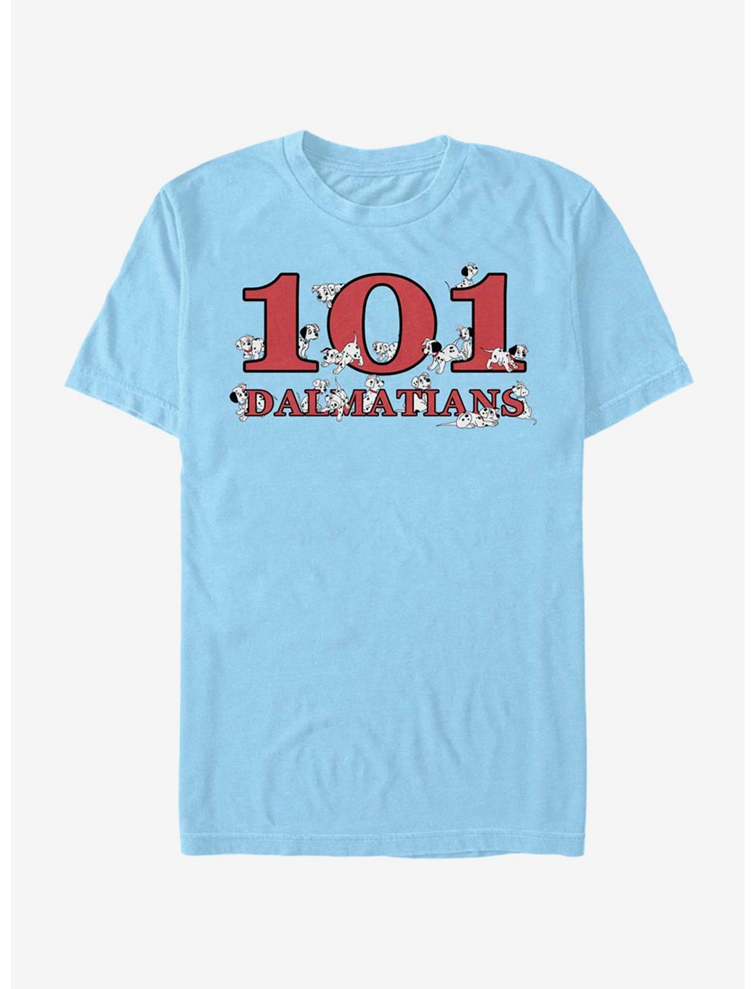 Disney 101 Dalmatians Logo Pups T-Shirt, LT BLUE, hi-res