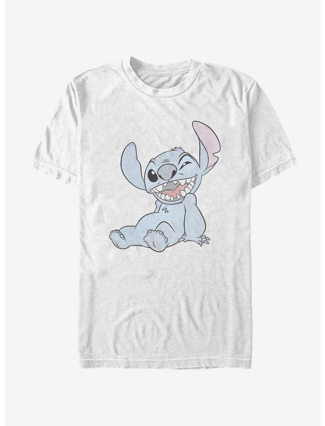 Disney Lilo And Stitch Halftone Stitch T-Shirt, WHITE, hi-res