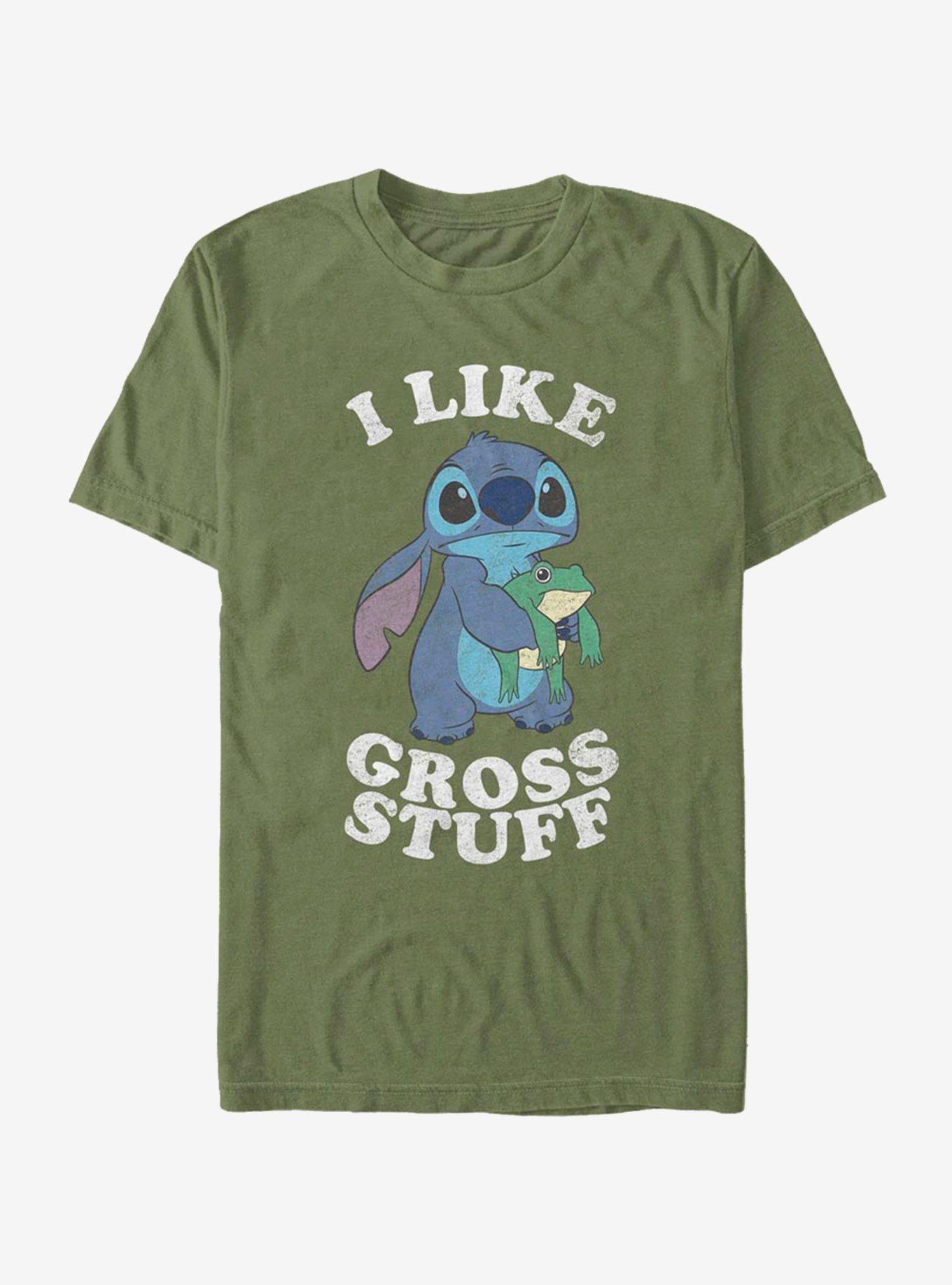 Disney Lilo And Stitch Gross Stuff T-Shirt, MIL GRN, hi-res