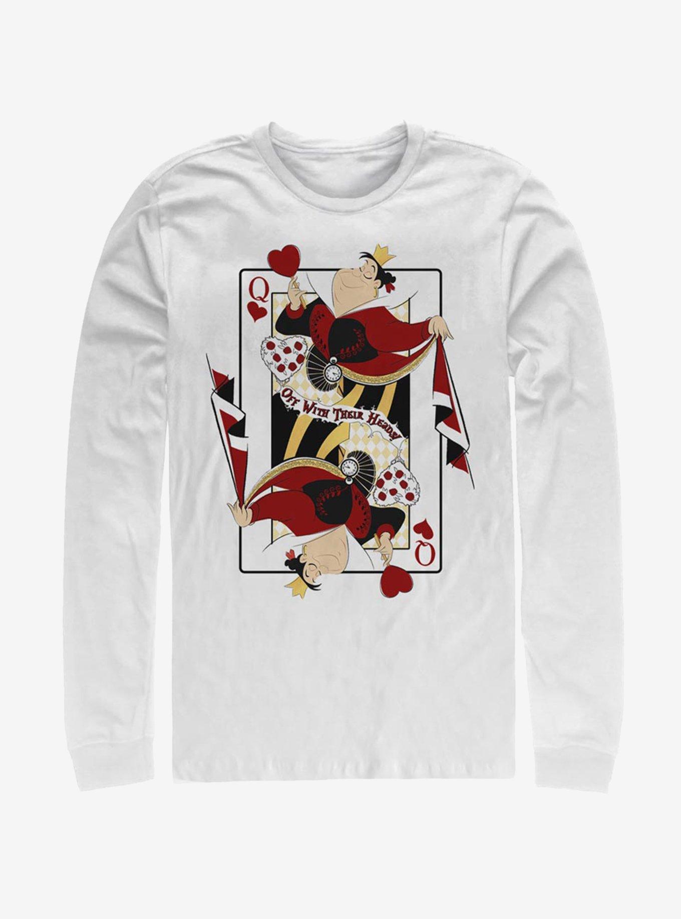 Disney Alice In Wonderland Queen Of Hearts Long-Sleeve T-Shirt