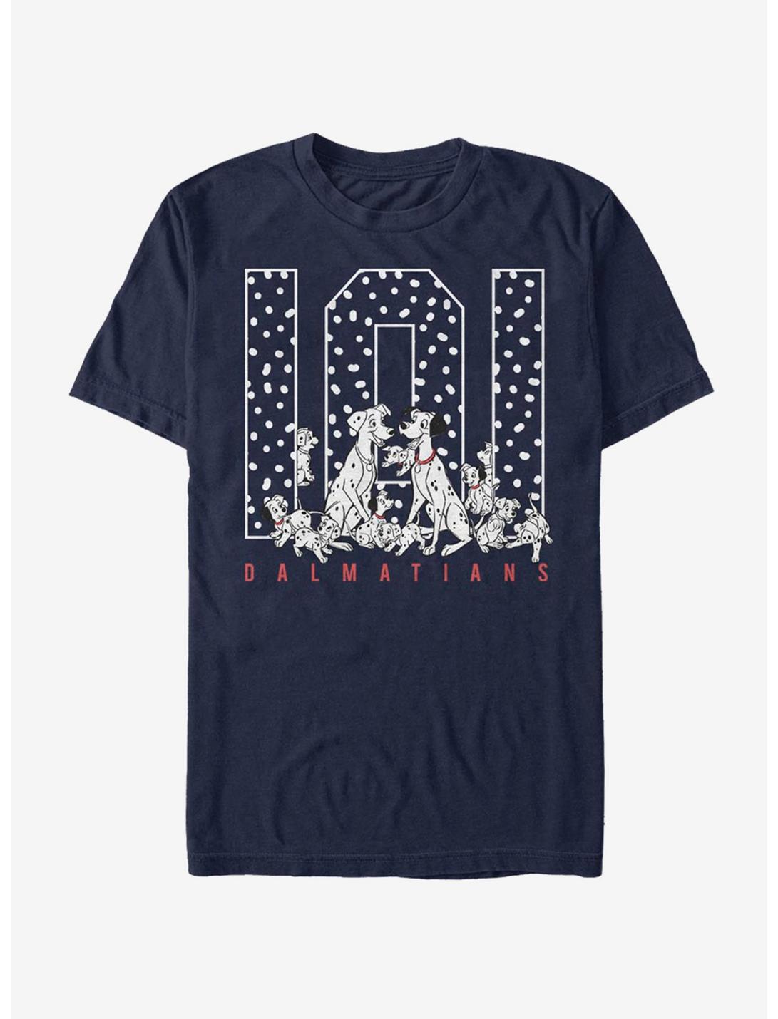 Disney 101 Dalmatians One Oh One Spots T-Shirt, NAVY, hi-res