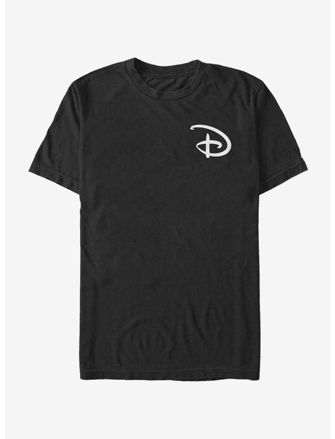 Disney D Faux Pucket T-Shirt, BLACK, hi-res