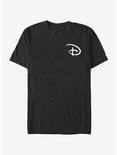 Disney D Faux Pucket T-Shirt, BLACK, hi-res