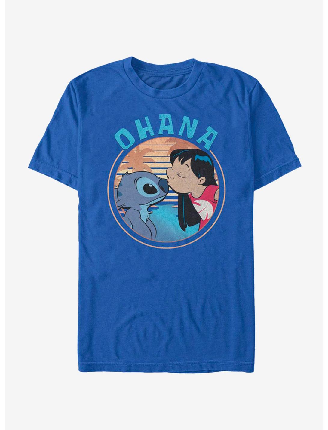 Disney Lilo And Stitch Ohana T-Shirt, ROYAL, hi-res