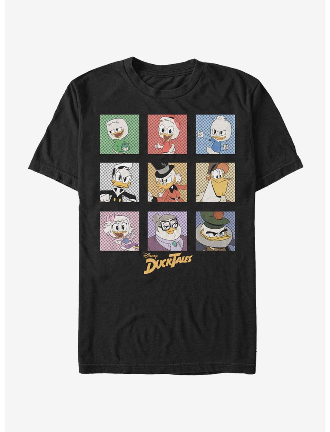 Disney DuckTales Character Box Up T-Shirt, BLACK, hi-res