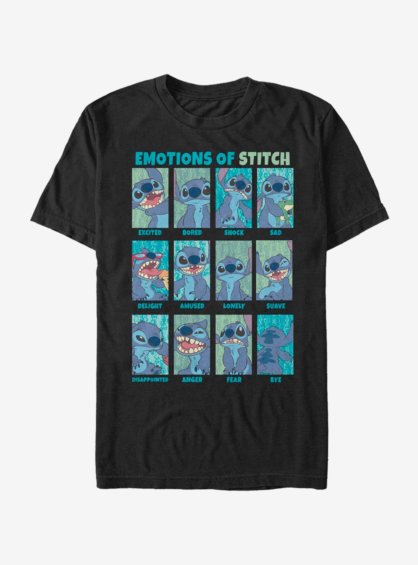 Disney Lilo And Stitch Emotion T-Shirt, , hi-res