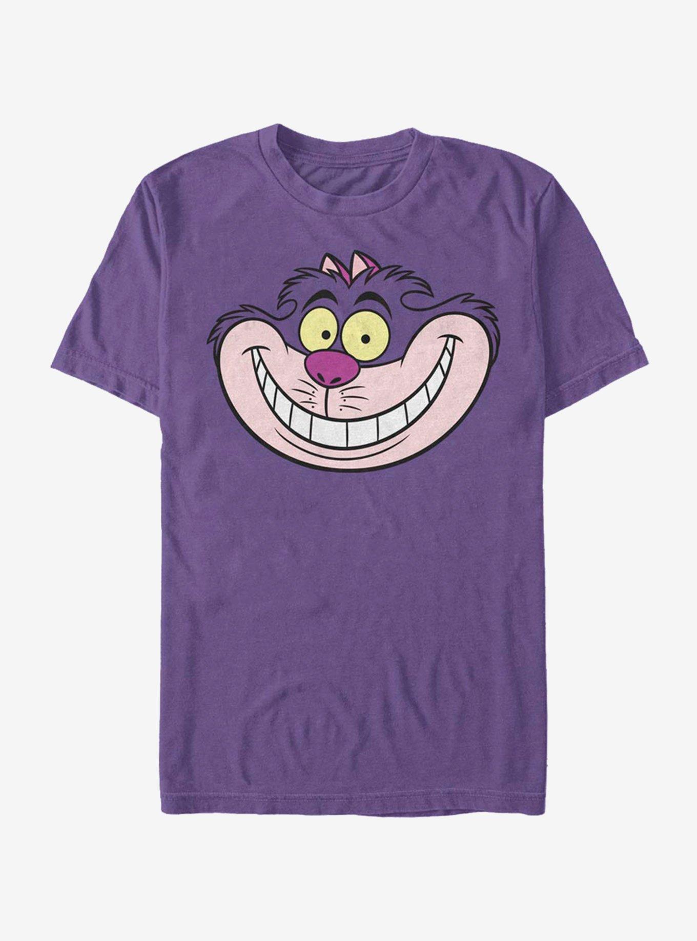 Disney Alice In Wonderland Cheshire Big Face T-Shirt, , hi-res