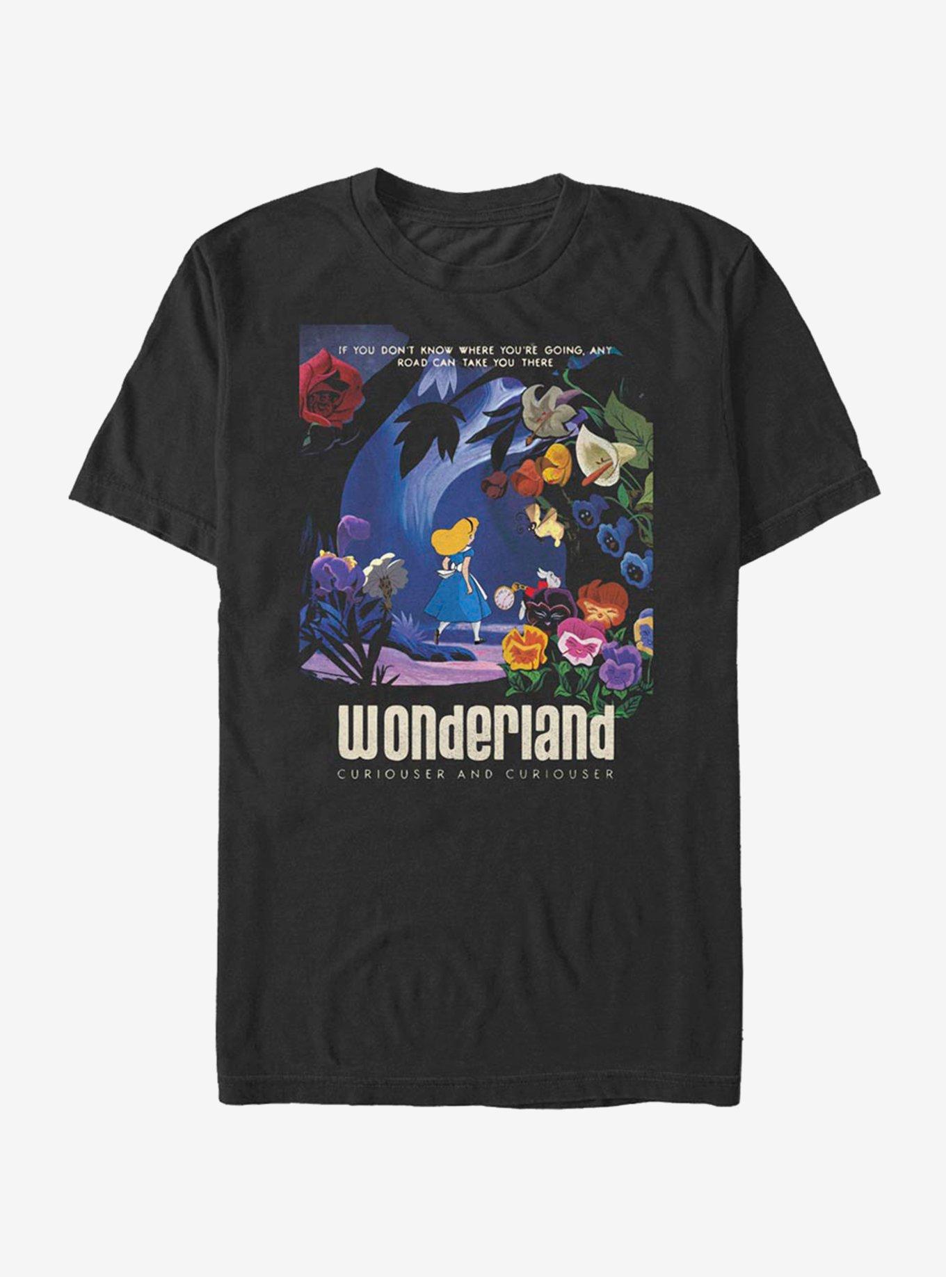 Disney Alice In Wonderland Curiouser T-Shirt, , hi-res