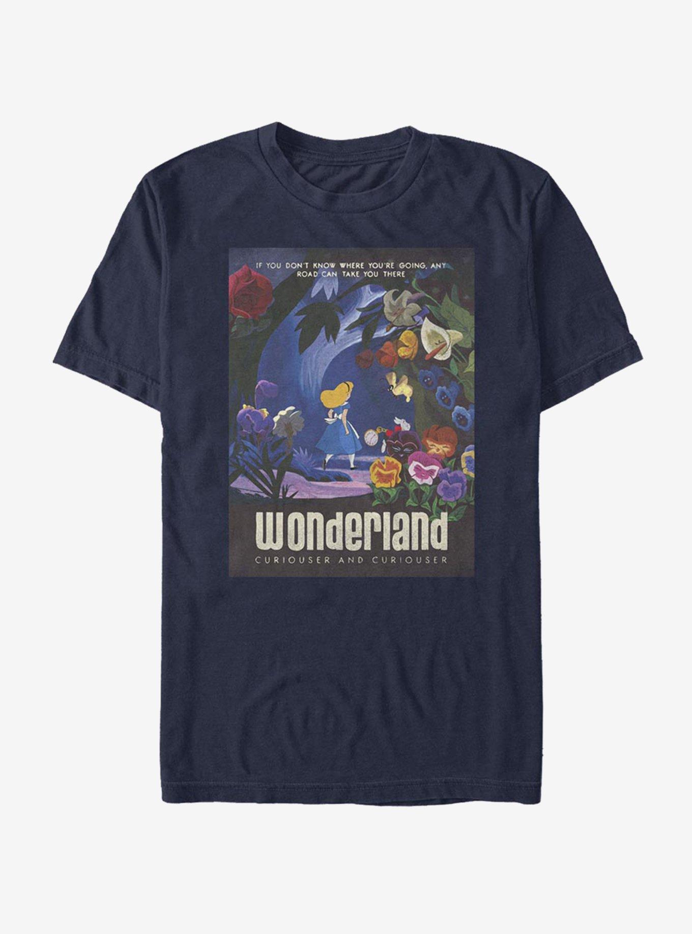 Disney Alice In Wonderland Curiouser T-Shirt, , hi-res