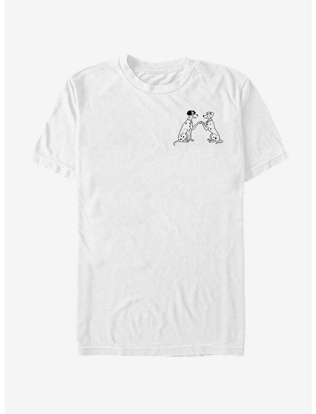 Disney 101 Dalmatians Pongo Perdita Line T-Shirt, WHITE, hi-res