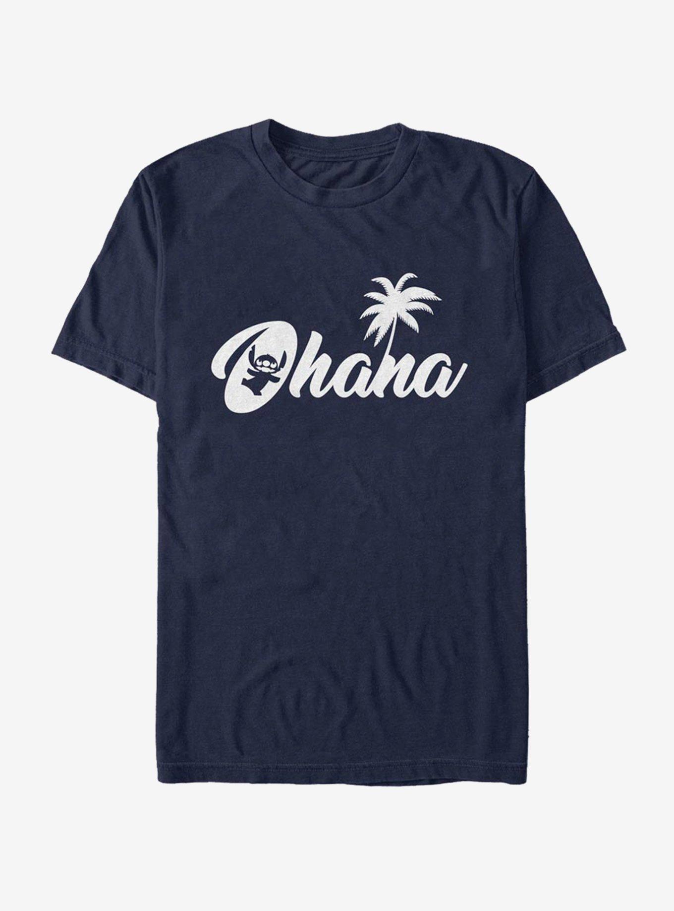 Disney Lilo And Stitch Silhouette Ohana T-Shirt, , hi-res
