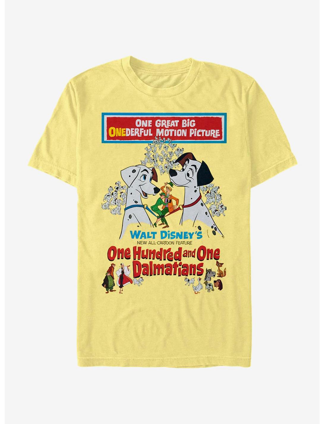 Disney 101 Dalmatians Vintage Poster T-Shirt, BANANA, hi-res