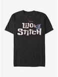 Disney Lilo And Stitch Classic Logo T-Shirt, BLACK, hi-res
