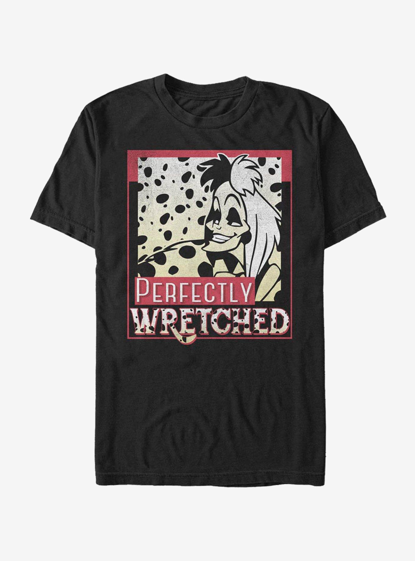 Disney 101 Dalmatians Wretched Cruella T-Shirt, BLACK, hi-res