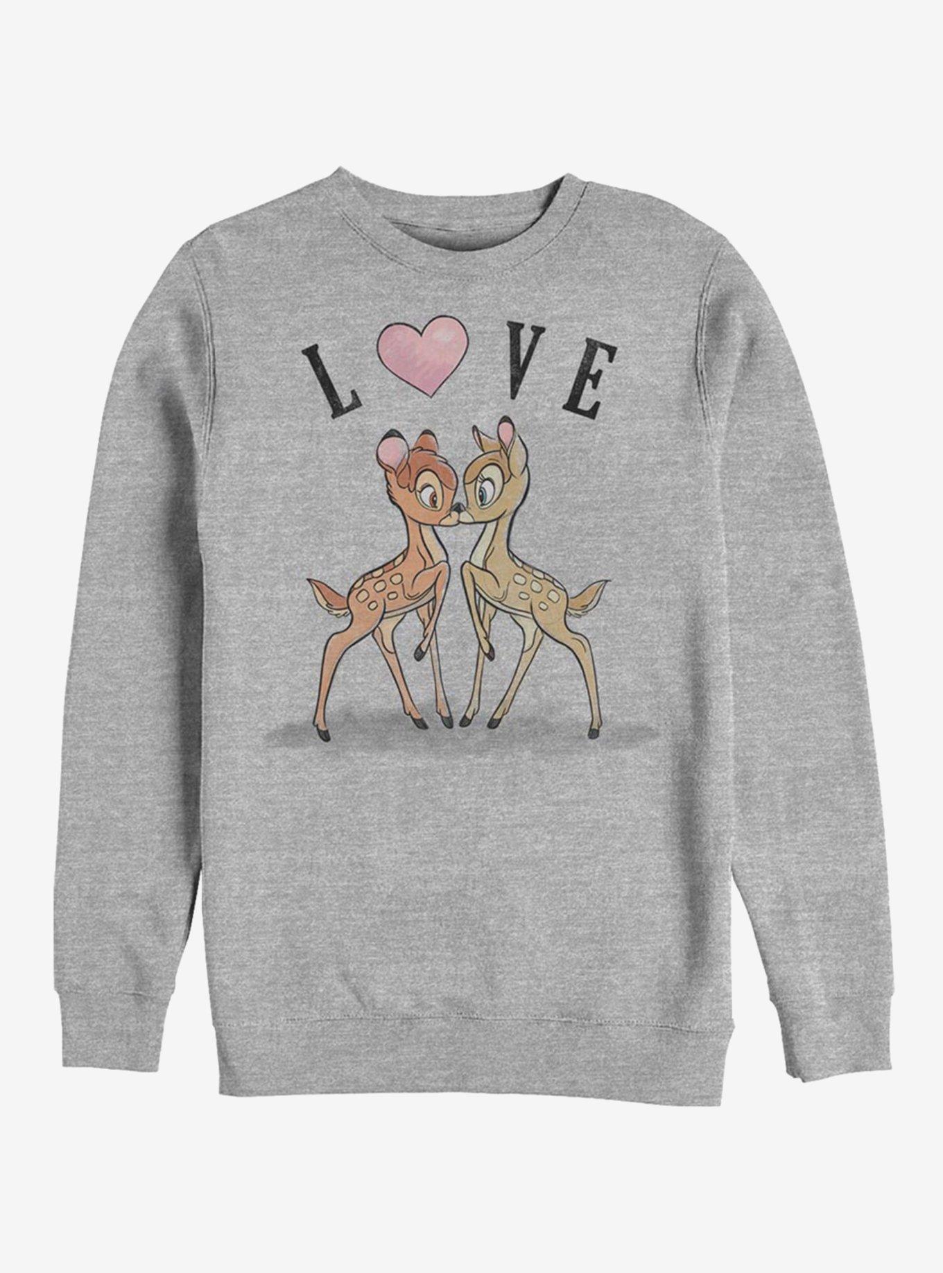 Disney Bambi Love Sweatshirt, ATH HTR, hi-res