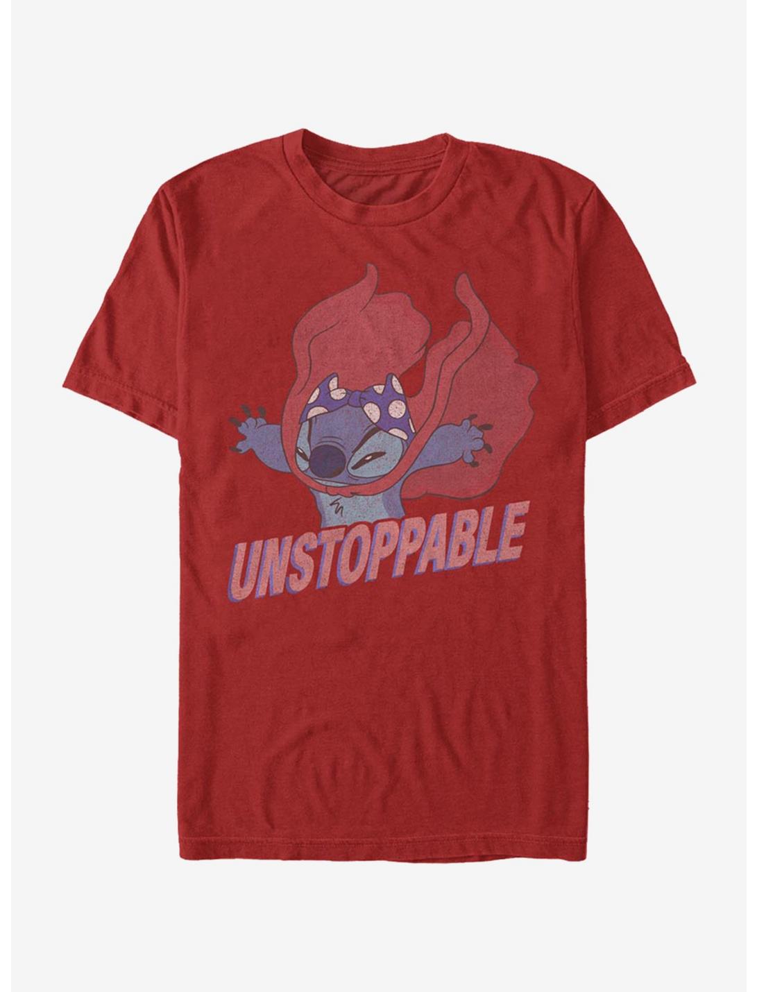 Disney Lilo And Stitch Unstoppable Stitch T-Shirt, RED, hi-res