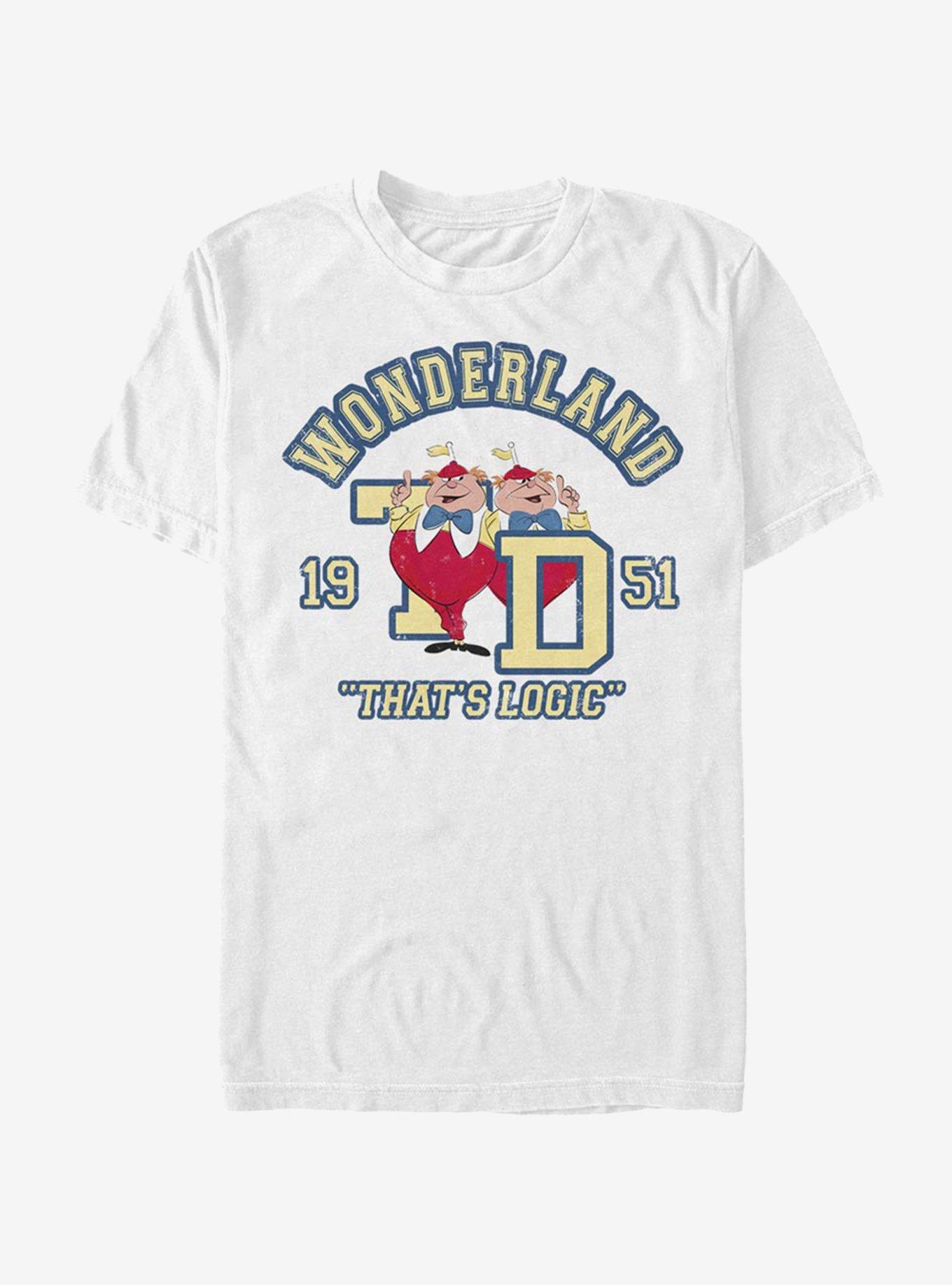 Disney Alice In Wonderland Tweedle Collegiate T-Shirt, , hi-res