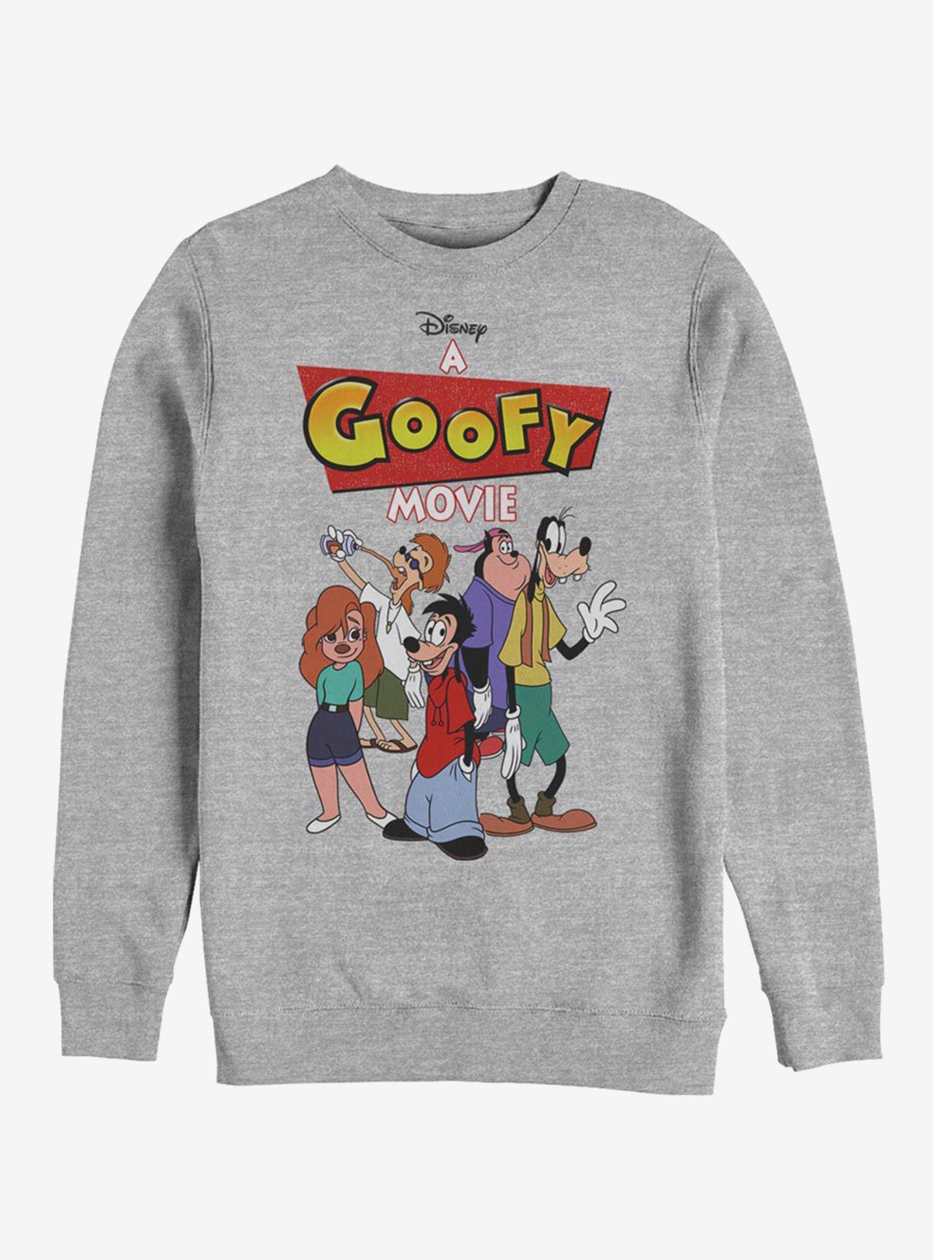 Disney The Goofy Movie Logo Group Sweatshirt, ATH HTR, hi-res