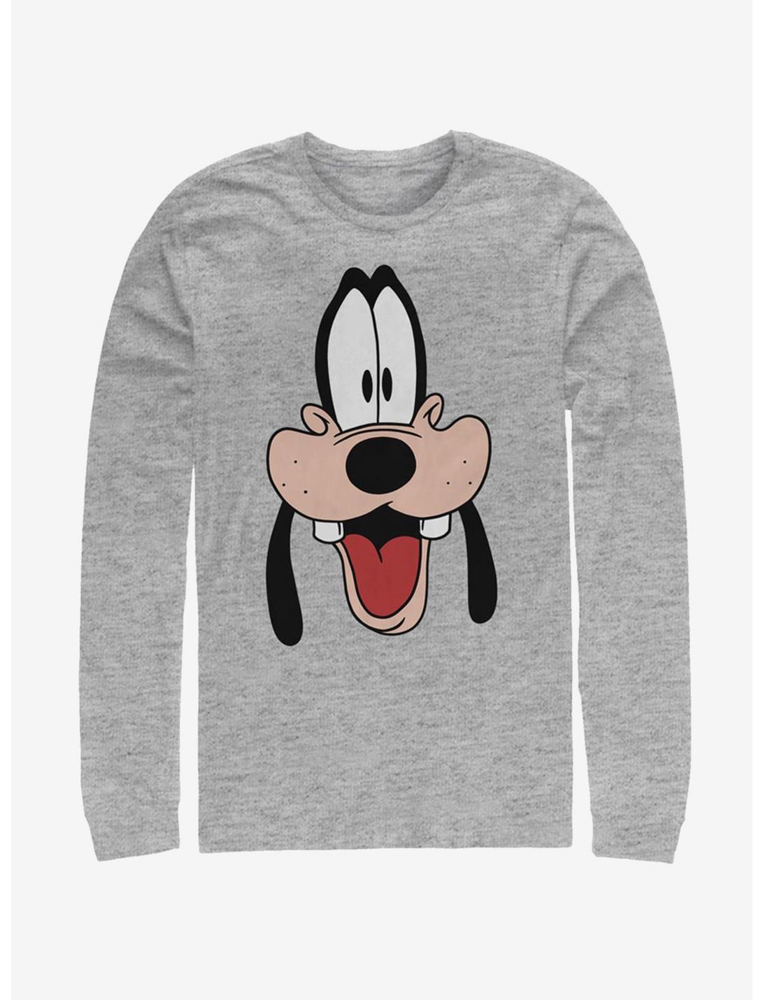 Disney The Goofy Movie Goofy Dad Big Face Long-Sleeve T-Shirt, ATH HTR, hi-res