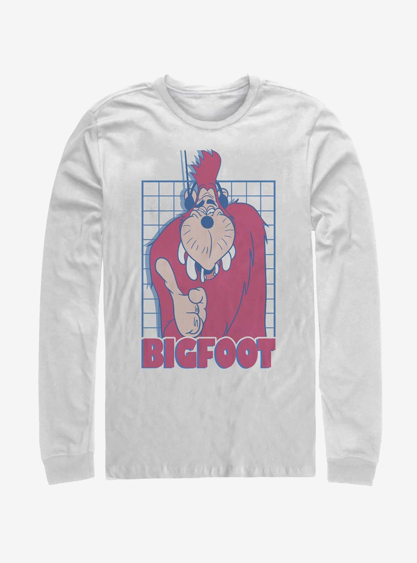 Disney The Goofy Movie Jamming Bigfoot Long-Sleeve T-Shirt, WHITE, hi-res