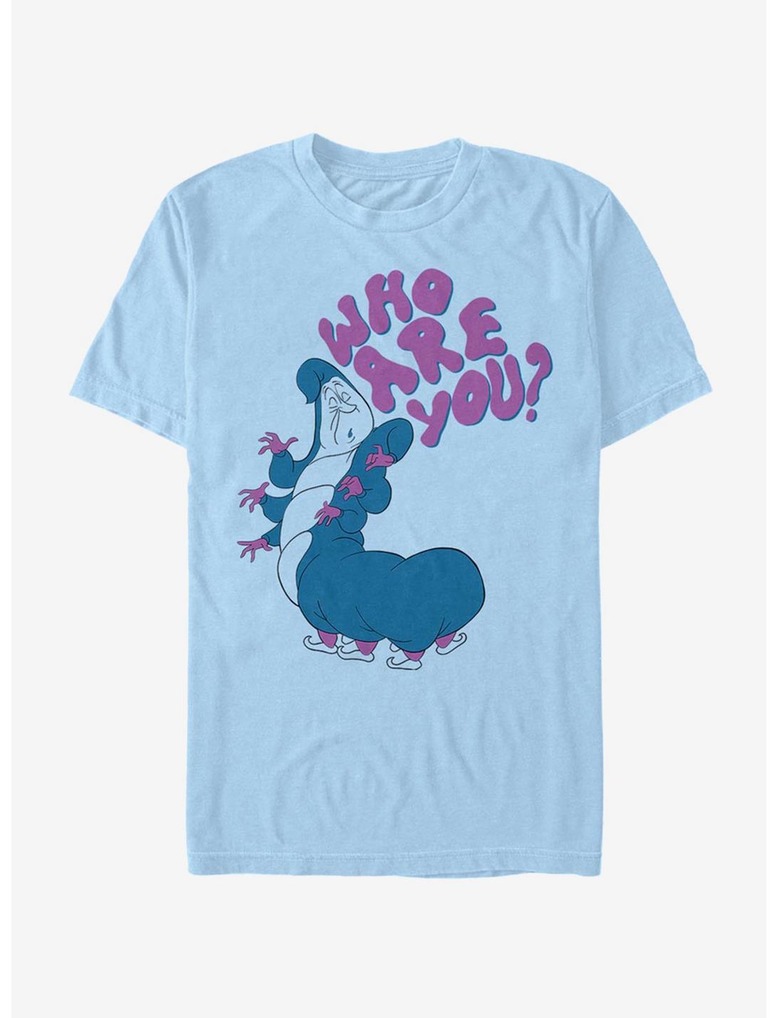 Disney Alice In Wonderland Who Are You T-Shirt, LT BLUE, hi-res