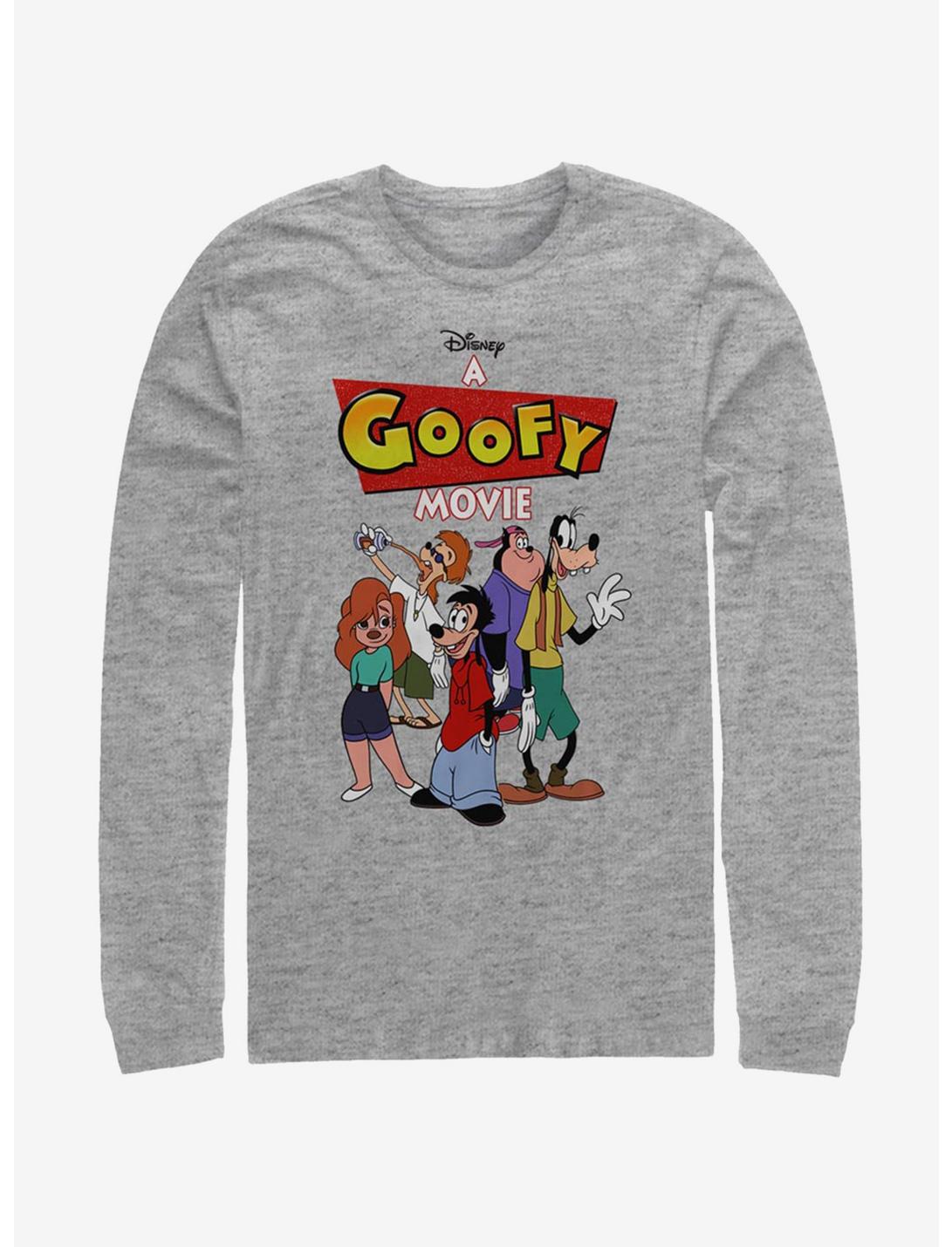 Disney The Goofy Movie Logo Group Long-Sleeve T-Shirt, ATH HTR, hi-res