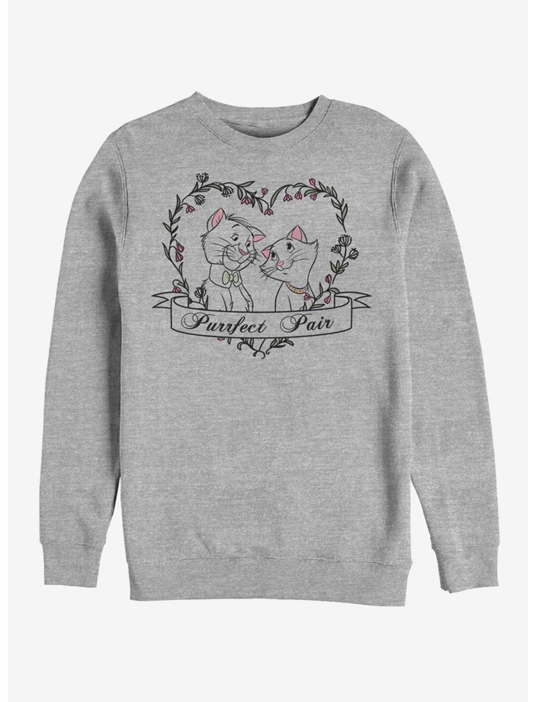 Disney The Aristocats Duchess And O'Malley Purrfect Sweatshirt, ATH HTR, hi-res