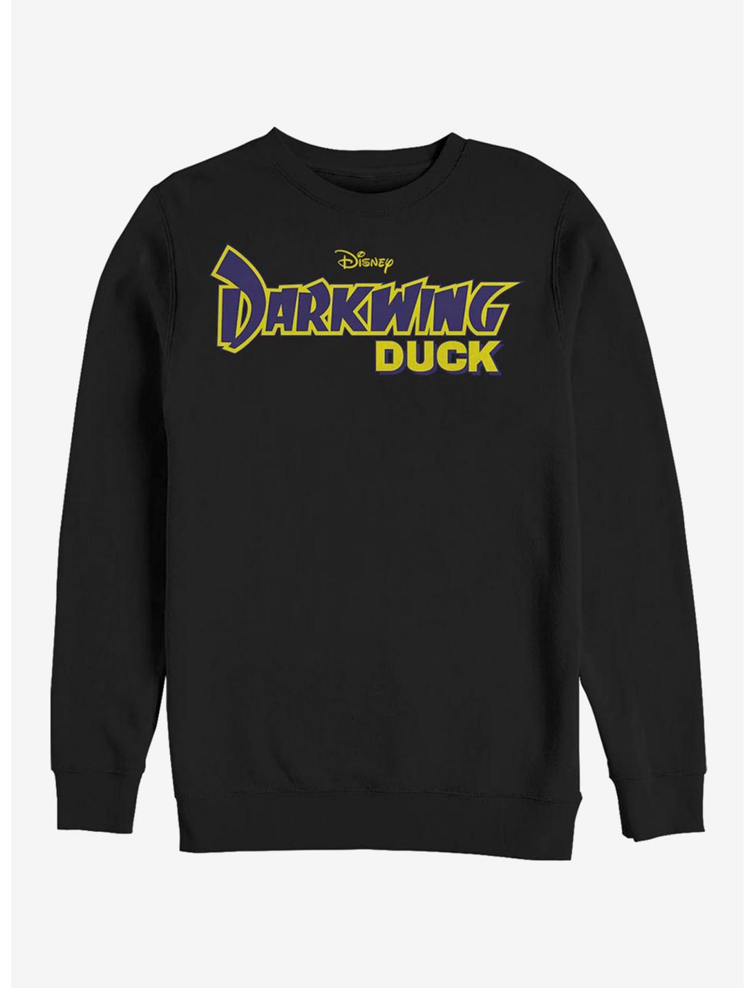 Disney Darkwing Duck Logo Sweatshirt, BLACK, hi-res