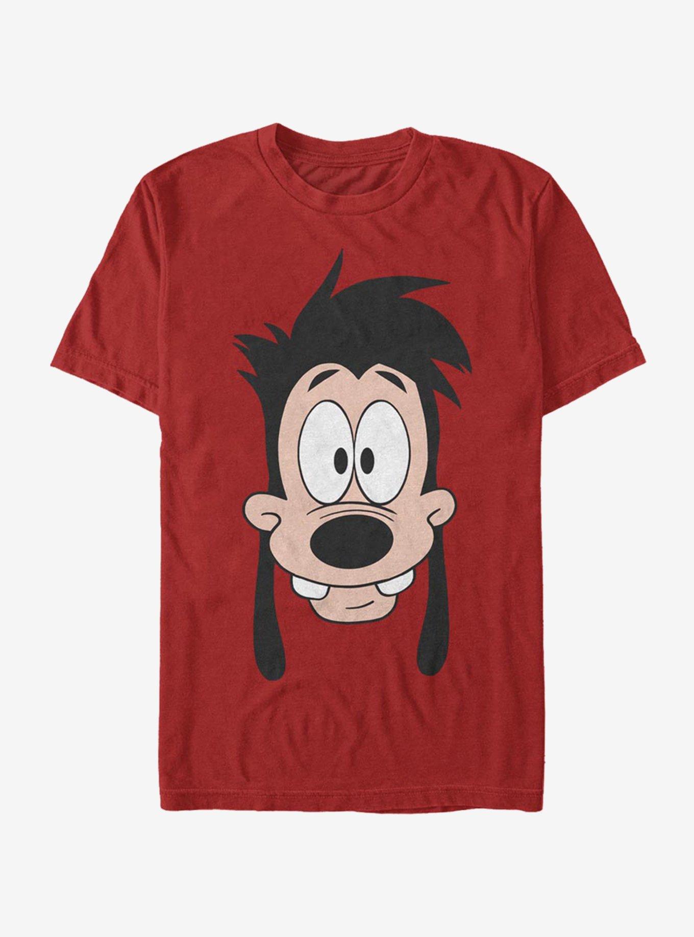 Disney The Goofy Movie Max Son Big Face T-Shirt, RED, hi-res
