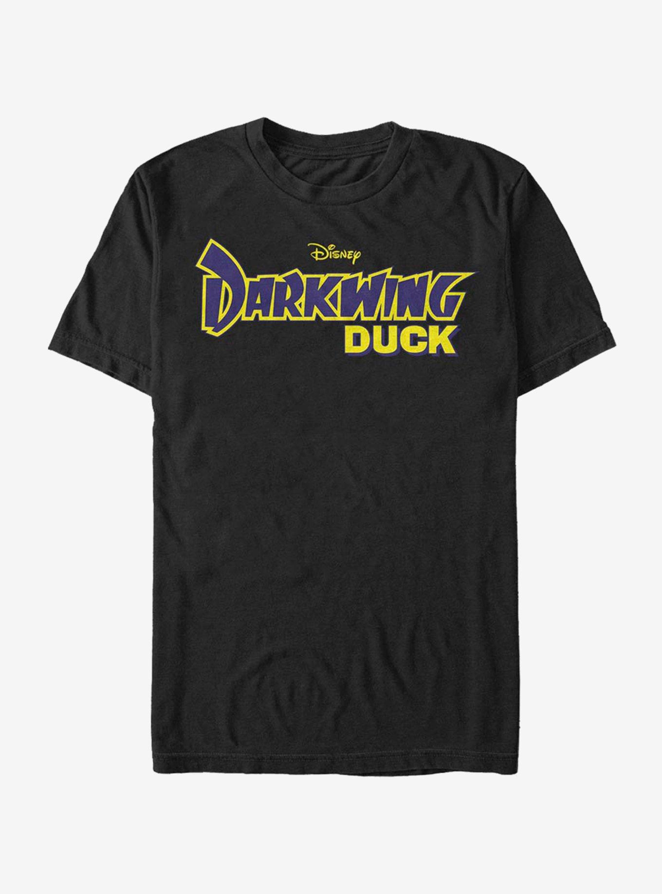 Disney Darkwing Duck Logo T-Shirt, BLACK, hi-res