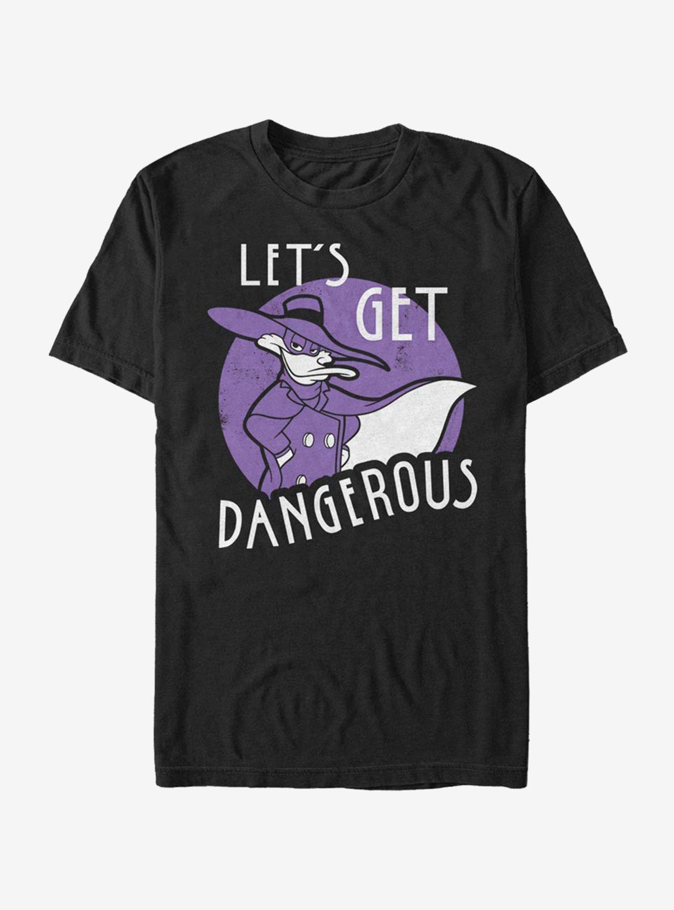 Disney Darkwing Duck Get Dangerous T-Shirt, BLACK, hi-res