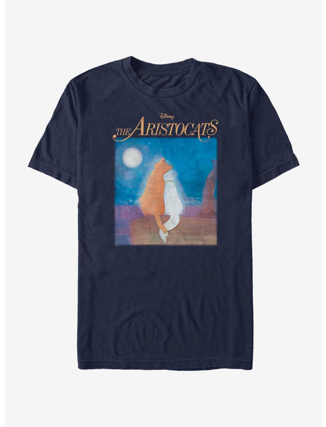 Disney The Aristocats Night Sky Stars T-Shirt, NAVY, hi-res