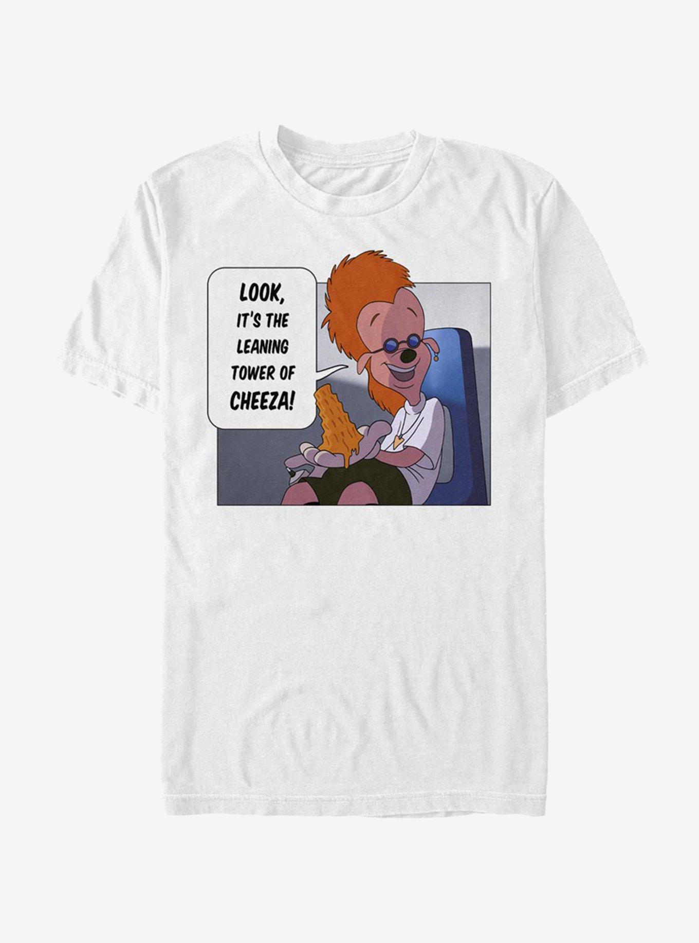 Disney The Goofy Movie Tower Of Cheeza T-Shirt, WHITE, hi-res