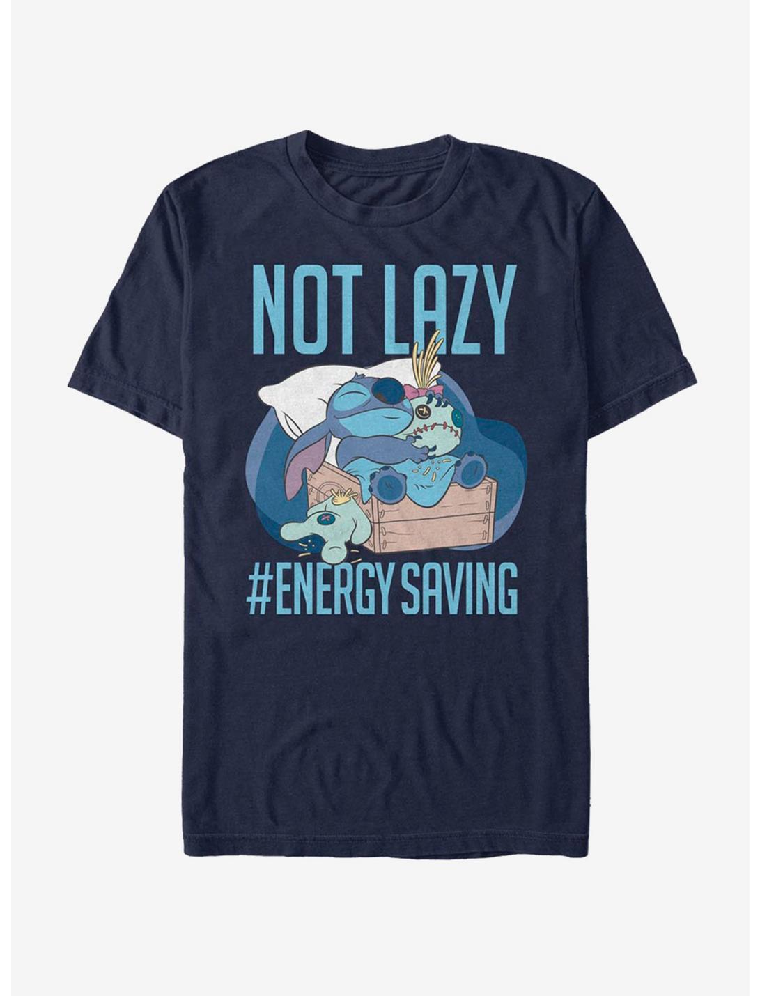 Disney Lilo And Stitch Lazy Energy T-Shirt, NAVY, hi-res