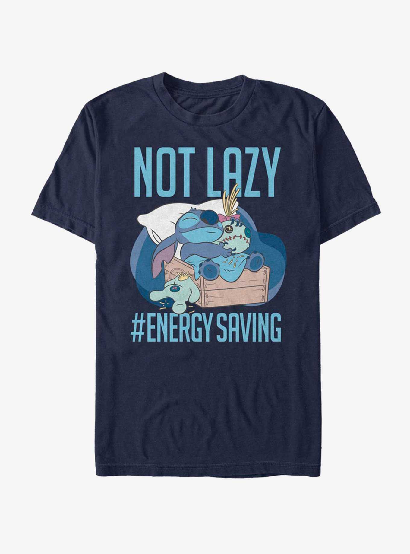 Disney Lilo And Stitch Lazy Energy T-Shirt, , hi-res