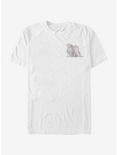 Disney Dumbo Small Sketch T-Shirt, WHITE, hi-res