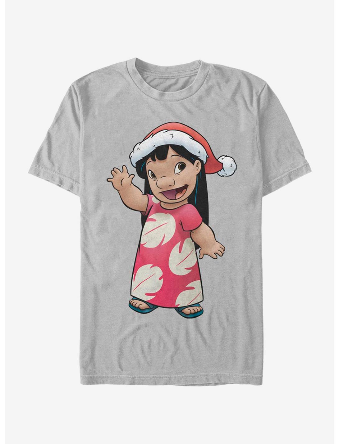 Disney Lilo And Stitch Lilo Holiday T-Shirt, SILVER, hi-res