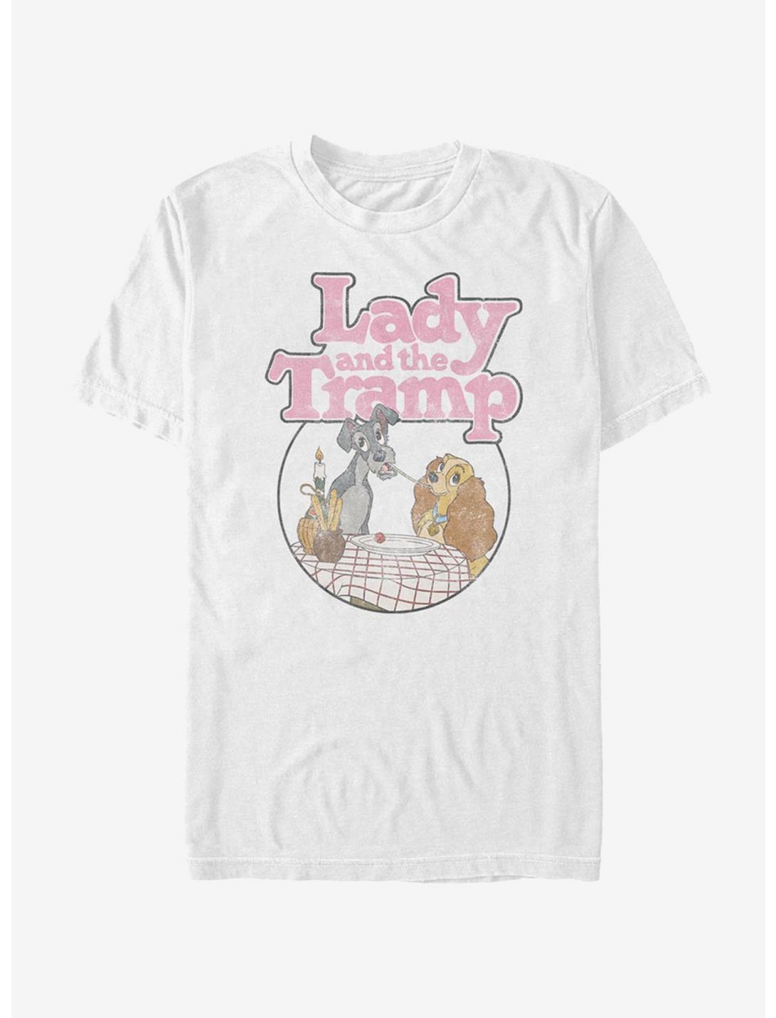 Disney Lady And The Tramp Bella Notte T-Shirt, WHITE, hi-res