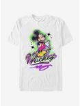 Disney Mickey Mouse Airbrush Mickey T-Shirt, WHITE, hi-res