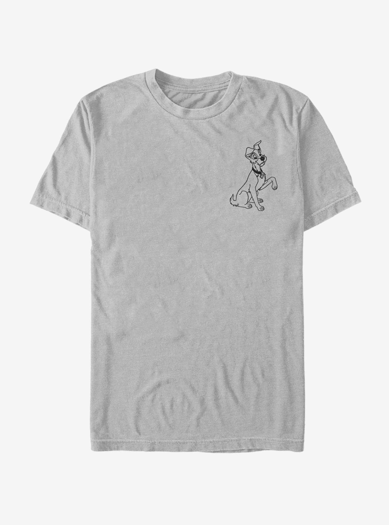 Disney Lady And The Tramp Vintage line T-Shirt, , hi-res