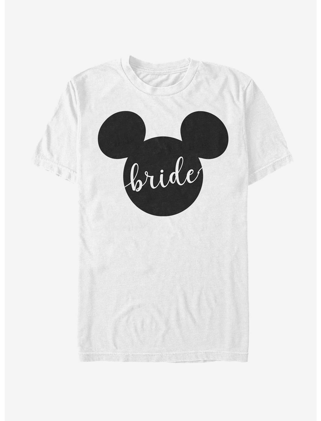 Disney Mickey Mouse Bride Ears T-Shirt, WHITE, hi-res