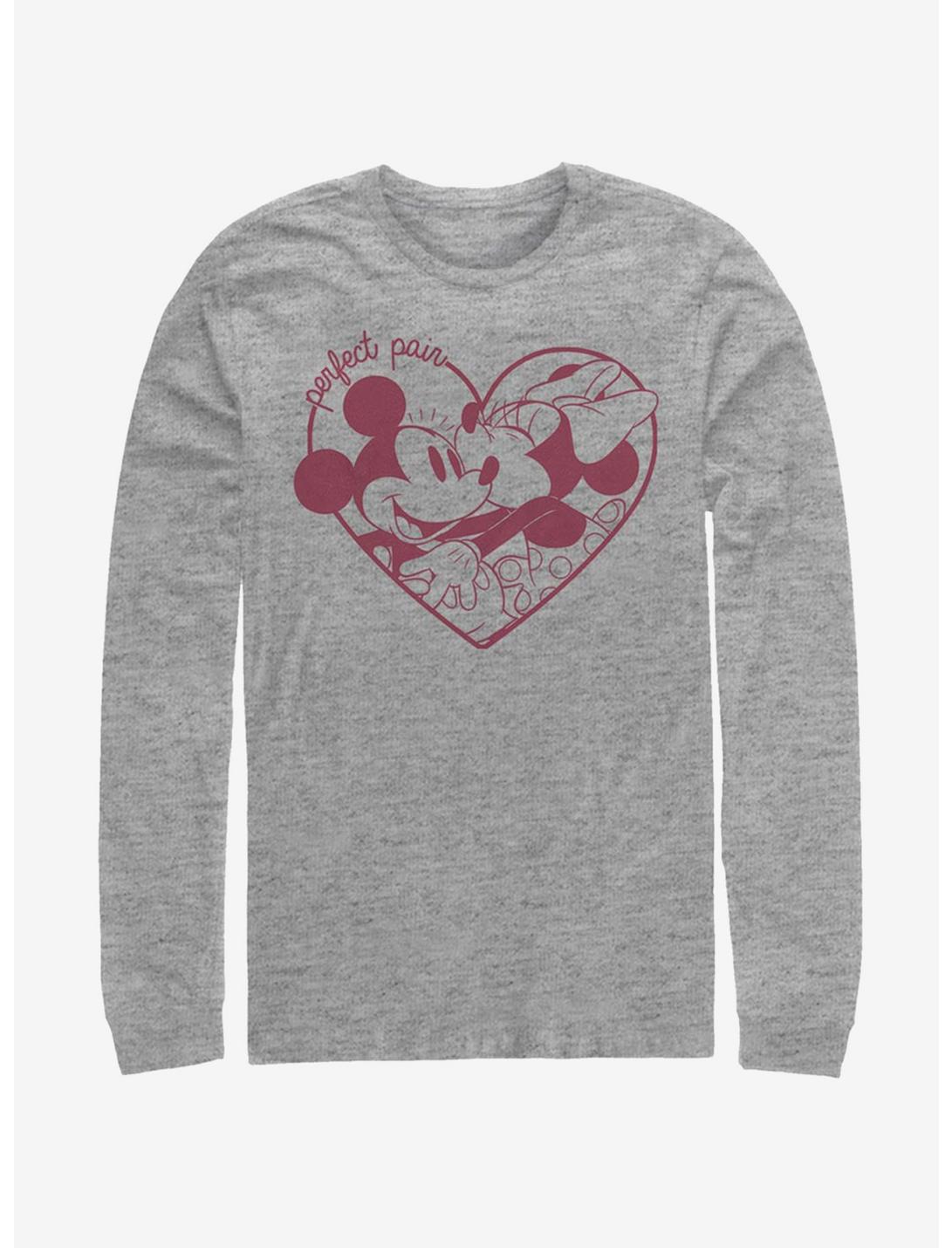Disney Mickey Mouse Perfect Pair Long-Sleeve T-Shirt, ATH HTR, hi-res