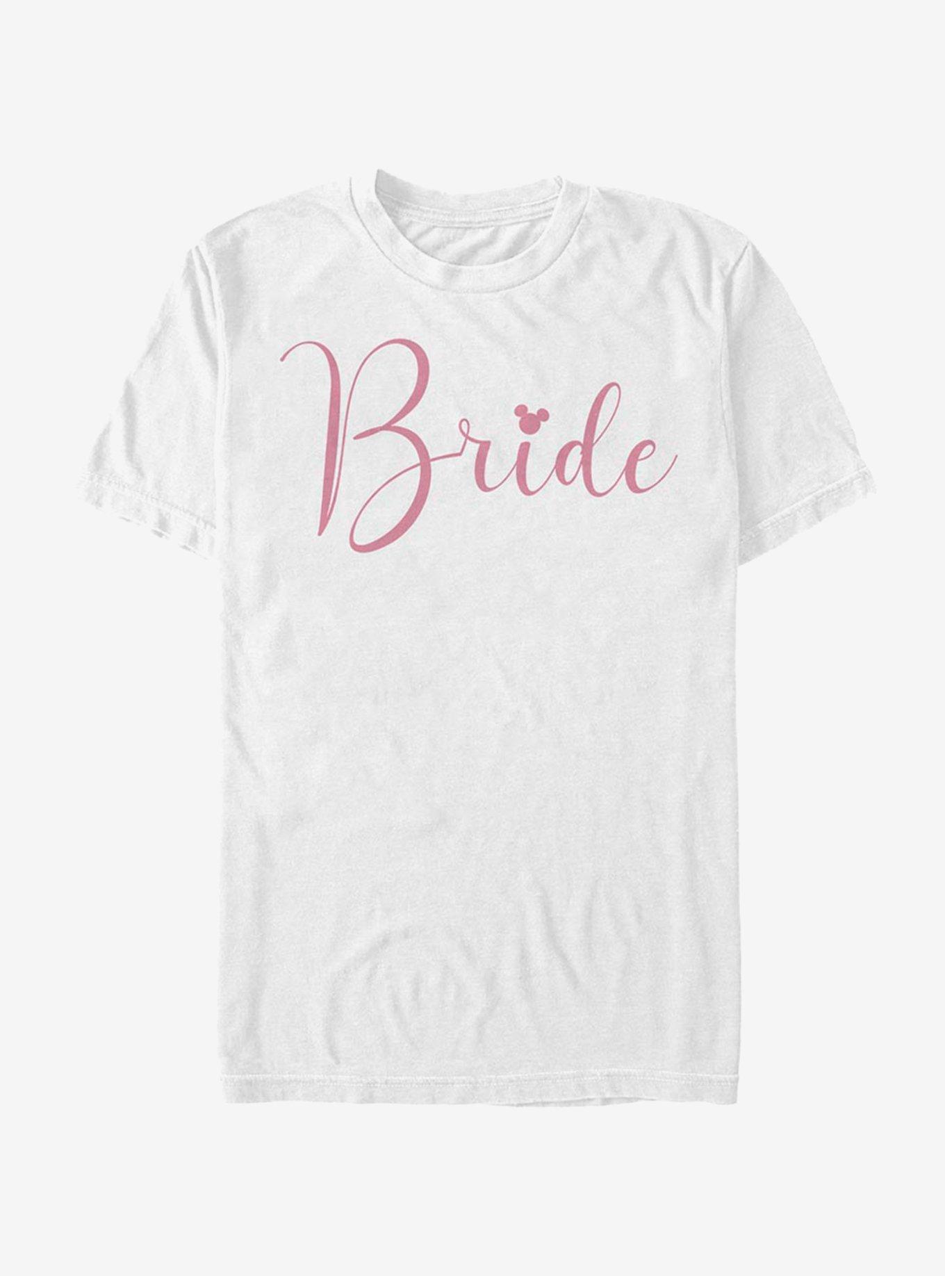 Disney Mickey Mouse Disney Bride T-Shirt, WHITE, hi-res