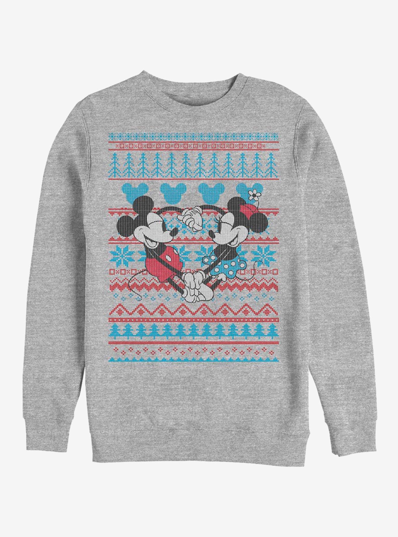 Disney Mickey Mouse & Minnie Sweater Sweatshirt, , hi-res